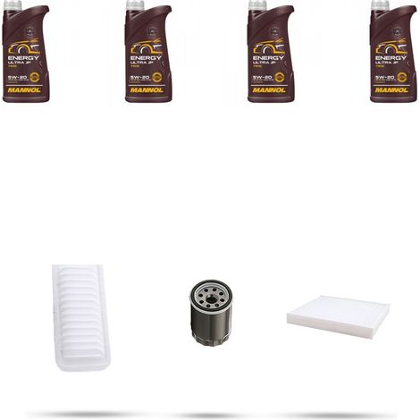 Kit tagliando 3 FILTRI e 4L OLIO compatibile con Mitsubshi ASX (GA7W) 1.6 MIVEC 85kw Dal 2010 (1/5)