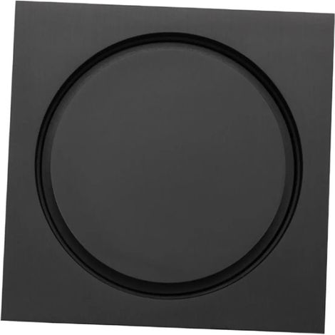 Bonde de douche carre noire multifonction (1/5)