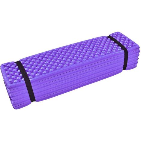 Dailygoods,Esterilla aislante de espuma para exteriores,Tienda de playa plegable,Colchón impermeable,Morado,Esterilla de espuma ligera (1/5)