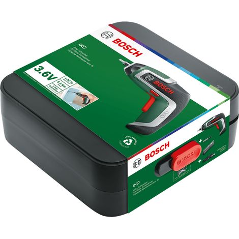 Visseuse sans fil Bosch IXO (7ème génération, 3,6V, 2,0Ah, câble micro USB, boîte de rangement) — vue 3
