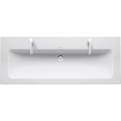 Duravit ME by Starck Waschtisch, 1230x490mm, 2 Hahnlöcher, 1 (1/5)