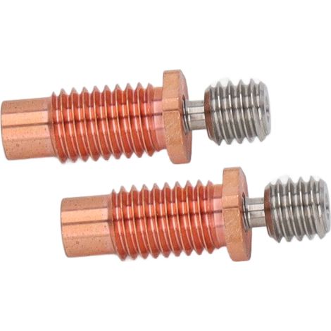 2 pièces tube de gorge hotend tout métal 24mm bimétal à six pans externes pour imprimante 3D V6 (1/5)