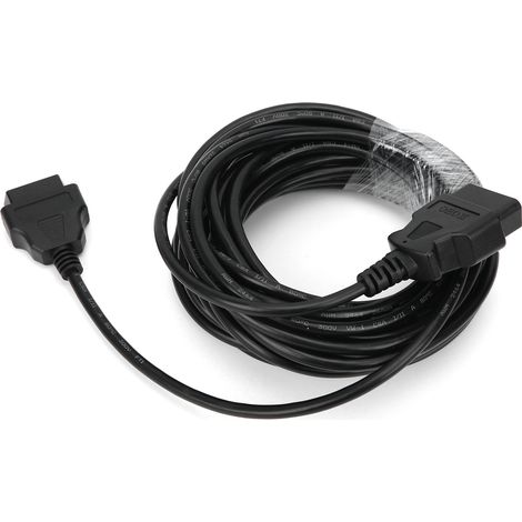 Adaptateur de câble d'extension OBDII 16 broches mâle à femelle, connecteur de cordon de Diagnostic 10m/32,8 pieds (1/5)
