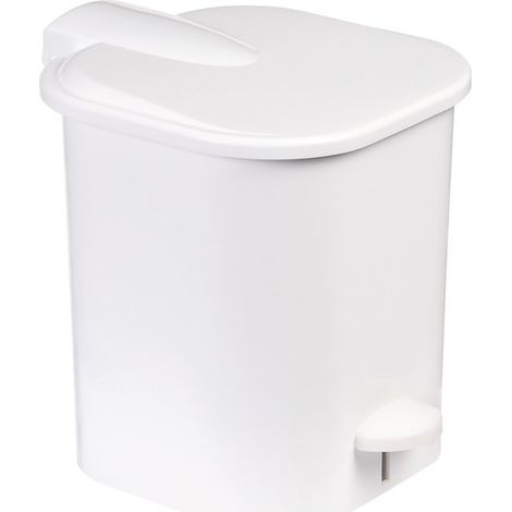 Weiße Mülltonne 4 Liter