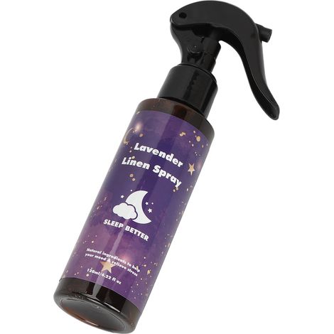 Spray du sommeil 120 ml, soulagement de l'anxiété, longue durée, portable et fiable, à la lavande, pour la maison (1/5)