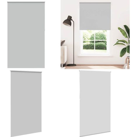 vidaXL Verdunkelungsrollo Hellgrau 135x230cm Stoffbreite 131,6cm (1/5)