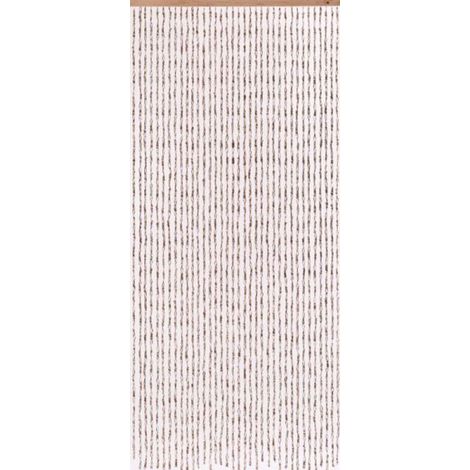 Deko-Vorhang Ceylon braun-beige aus Papier (1/3)
