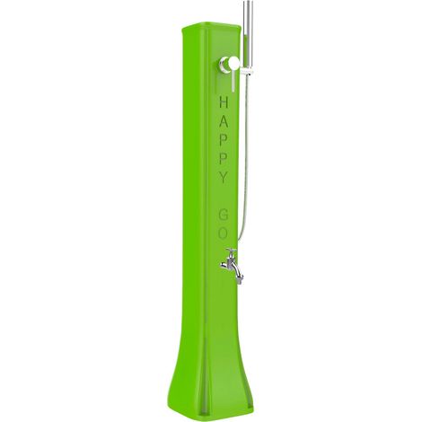 Mini Doccia Solare da Giardino Lavapiedi Miscelatore e Doccetta Mobile Arkema Happy Go Verde chiaro (1/5)