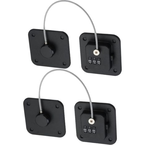 Verrous de sécurité combinés pour réfrigérateur (2 pièces), Design (1/5)