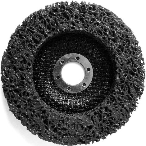 Set of 5 CSD coarse cleaning discs, diameter: 125 mm CBS for angle grinders, with bands, made of woven nylon, black