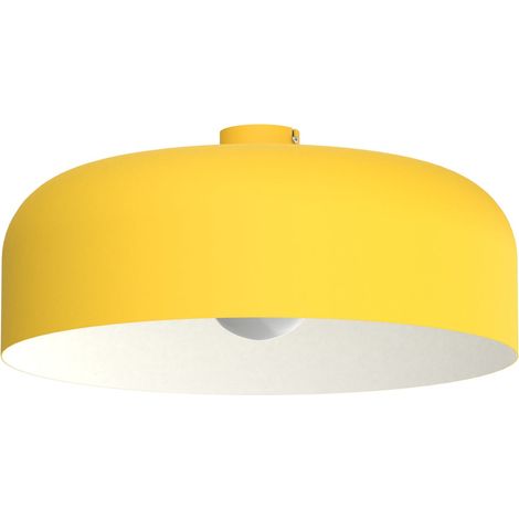LUMICOM  TUZZI Plafoniera, 1xE27, max 42W, metallo, giallo/bianco, D.50cm