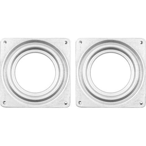 2 Pièces Roulement Lazy Susan 4 Pouces Acier Galvanisé Rotation 360 Degrés Pour Meuble Cuisine Table (1/5)