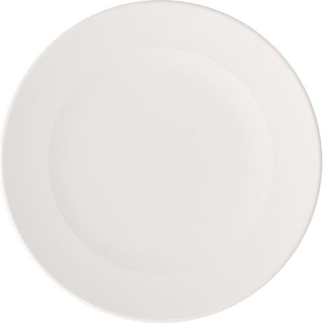 Assiette gourmet 32 cm, Porcelaine, Blanc