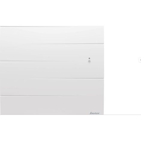 Sauter – Radiateur à inertie 1000W horizontal blanc – Connecté avec pilotage à distance – Chaleur douce et homogène – Programmation libre