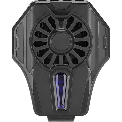 Support de téléphone portable DL01 noir à semi-conducteurs avec pince arrière et dissipateur de chaleur (1/5)