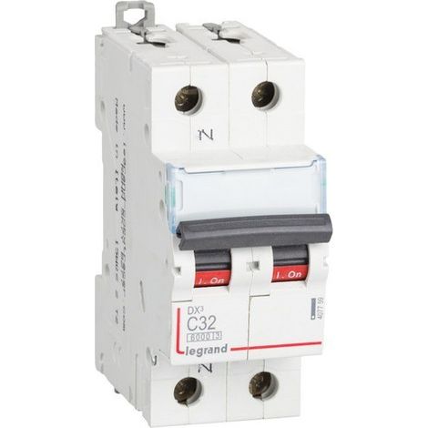 Disjoncteur DX3 6/10kA-CP + N 32A