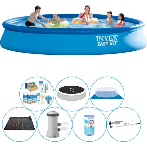 Intex Piscine Easy Set Ronde - 457x84 cm - 7-pièces S20279 (1/5)