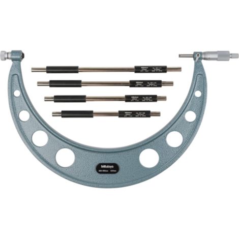 Mitutoyo Bügelmessschraube mit auswechelbarem Messamboss, 200-300 mm (1/4)