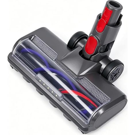 Brosse pour Dyson V8 V10 V11 V7 V15 Motorisée à LED pour sols, Puissance d'Aspiration élevée, Rotation à 150°, pour Tapis Ras et Sols durs Brosse de Remplacement (1/5)