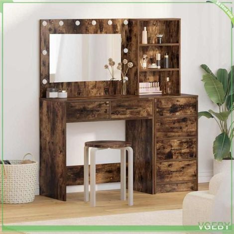 3334195 Table de Toilette Marron 78.5 x 41 x 135 cm Bois d'ingénierie 7291712449888 (1/5)