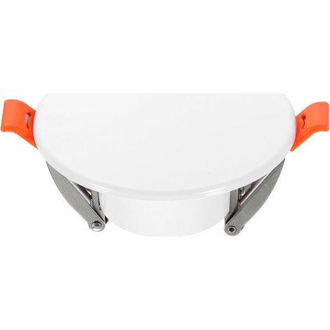 Beyamis Cache-plafond décoratif à ressort de 9,4 cm (convient aux trous ronds de 5 à 8,4 cm). Cache-trou mural pour petit trou, convient aux ouvertures de 50 à 85 mm. (1/5)