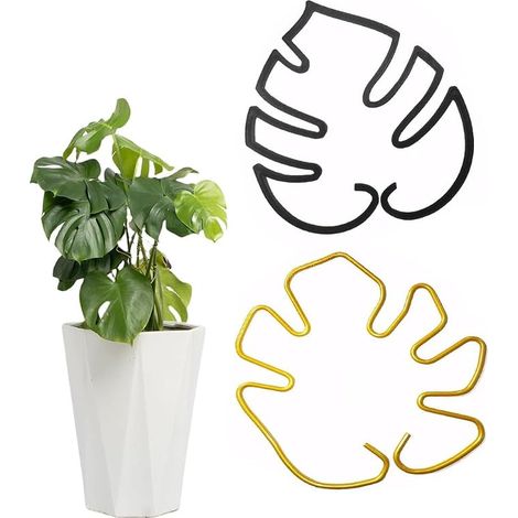 Support pour Feuilles de Monstera Support métallique doré pour plantes grimpantes pour plantes grimpantes Monstera pour fleurs