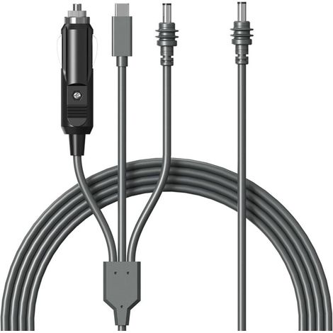 Câble mini Starlink 3 en 1 3 m USB-C haute vitesse, chargeur de voiture, câble de remplacement CC vers CC pour mini-batterie externe Starlink, rallonge d'alimentation étanche. (1/4)