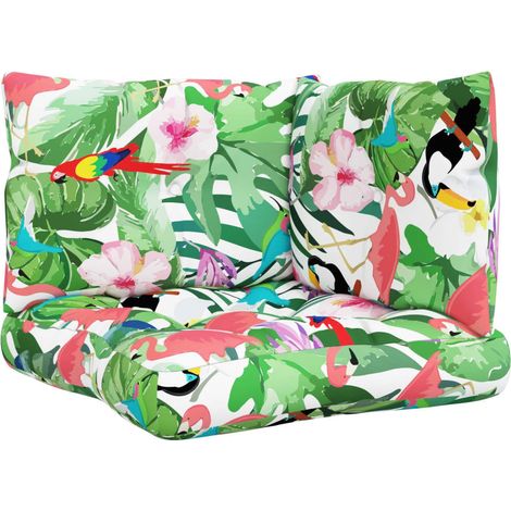 Palettkissen Set von 3 multicolor Oxford-Gewebe
