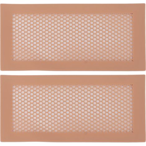 2 Pièces Couverture de Vent Sécurisée pour Bébé, Douce en Silicone, Protection contre les Insectes et les Cheveux, Rose pour Plancher Domestique (1/5)