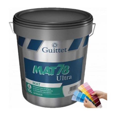 Pintura Mate 78 Ultra 3 Litros Blanco - Guittet