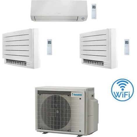 Klimaanlage Daikin Konsole + Perfera All-Seasons Wifi Test-Split-Wechselrichter 9000 + 9000 + 12000 BTU mit E.U. 3MXM68A8 Klasse A+++/A++ NEU