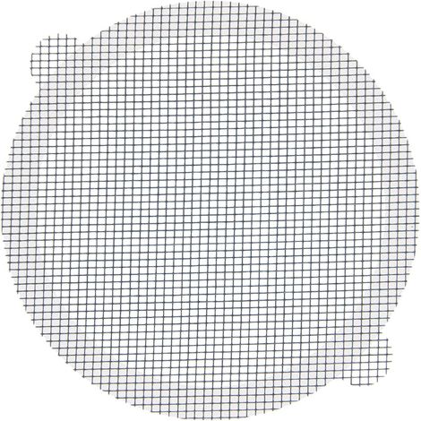 Filtre de douche jetable avec autocollants, pour attrape-cheveux, lot de 30, rond, gris