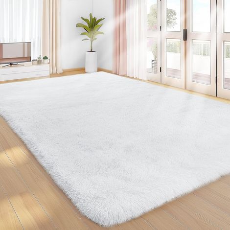1 Tapis De Salon, Antidérapant, Moelleux, Gris, 200x300 Cm, Pour Chambre