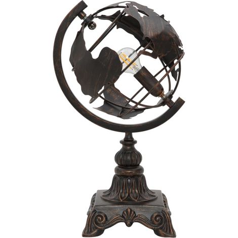 Lampada da tavolo in ferro mappamondo World Industry (1/5)