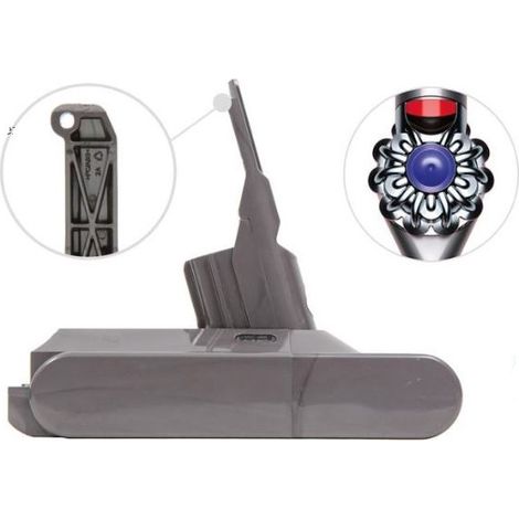 Batterie E 2800mAh V8 pour aspirateur SV10 – Capacité 2800mAh – Compatible DYSON V8 – Technologie lithium-ion (1/4)