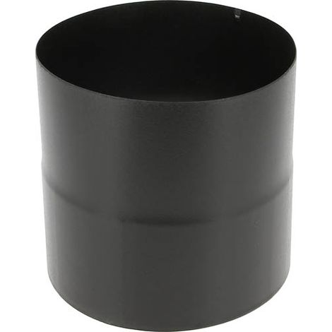 TEN – Réduction émail noir mat femelle-femelle Ø139-130 – Raccord gaz rigide – Acier émaillé résistant aux acides et hautes températures