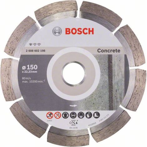 Bosch Standard for Concrete Disco diamantato per smerigliatrice - 150x2,0 mm