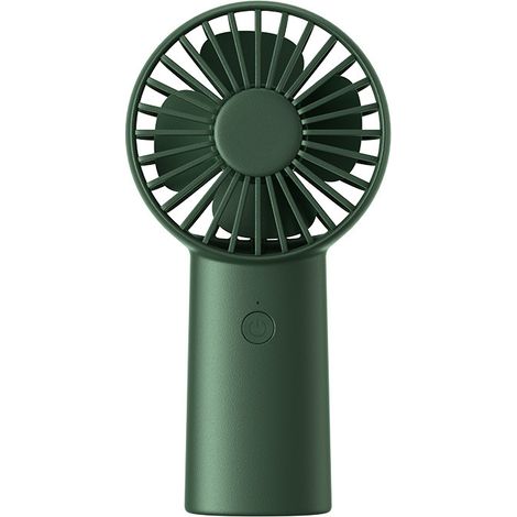 Handventilator, tragbarer Mini-Ventilator mit 4000 mAh, wiederaufladbarer USB-Taschenventilator [max. 16 Stunden Arbeitszeit] mit 3 Geschwindigkeiten für den Außenbereich, Reise-Grün