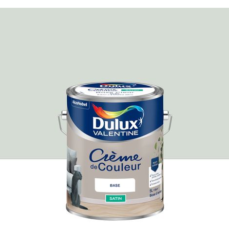 Peinture Crème De Couleur Satin Gris Perle 5L - Dulux Valentine