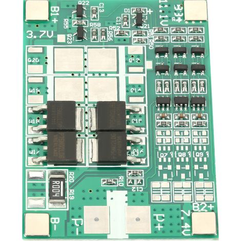 Carte de protection pour batterie lithium 3S 12V 20A, circuit imprimé BMS de précision (1/5)