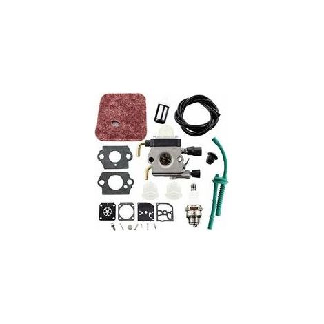Kit de carburateur pour taille-haies Stihl BG72 BG75 HS80 FS85 FS80 ZAMA C1Q-S66 C1Q-S143 C1Q-S153 (remplace les références 4140 120 0619 et 4137 120 0608) (1/5)
