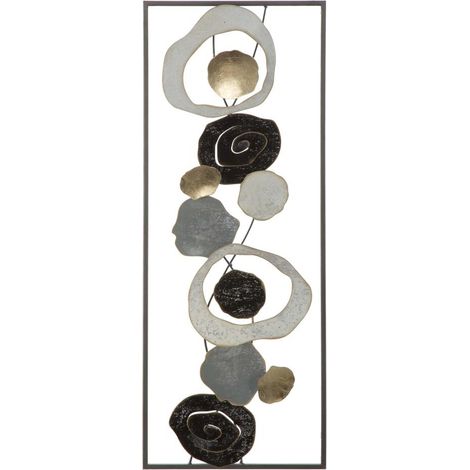Panel decorativo 3D abstracto mural estilo industrial Dixy (1/5)