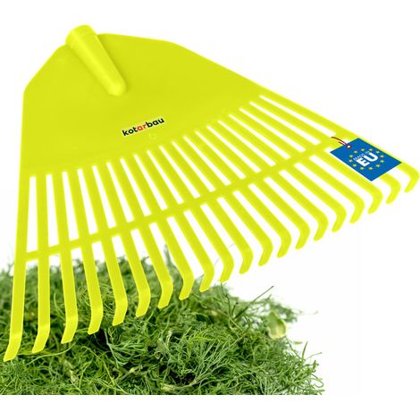 KOTARBAU® Rateau à Feuilles - Plastique - 45 cm - Sureau - sans Manche - Râteau Jardin - Balai à Gazon - Ramasse Feuilles - Léger - Résistant - Entretien Jardin (1/5)