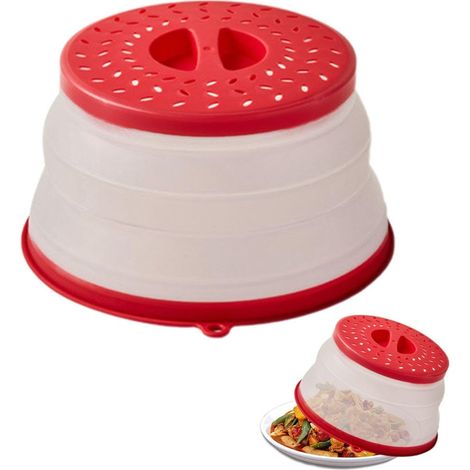 Backofen- und Mikrowellendeckel, multifunktionaler, faltbarer, spritzwassergeschützter Deckel, kreativ. (1/5)