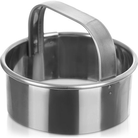 Emporte piece en forme de boulette et de beignet en acier 6 cm