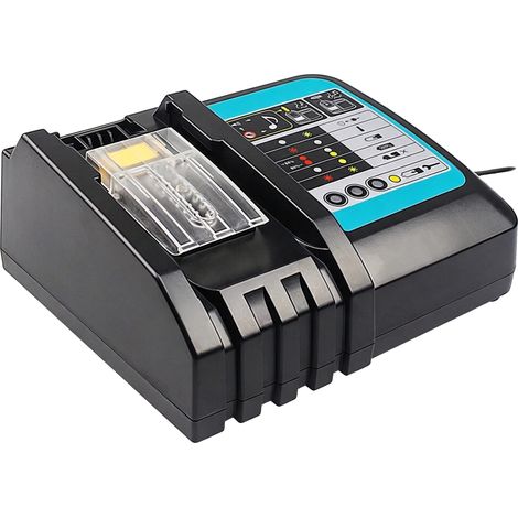 Cargador rápido, compatible con baterías de 14V-18V, carga eficiente para herramientas, batería no incluida. (1/2)