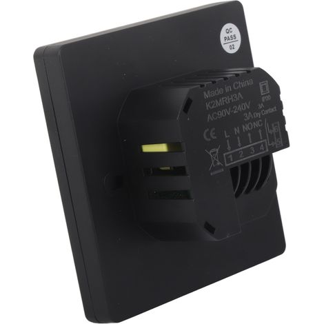 4400-W-Fußbodenthermostat mit LCD-Touchscreen, einstellbar von 5 bis 60 °C, Wechselstrom 90–240 V, 3 A, mit Kopplungsfunktion (1/5)