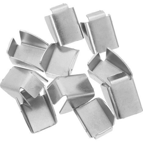 Clips de fixation pour étagères en métal brillant Luxshiny, lot (1/5)