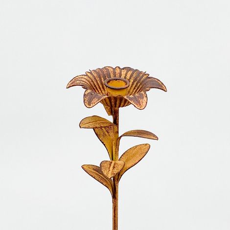 Garden Stake Candle Holder - L8 x W8 x H63 cm