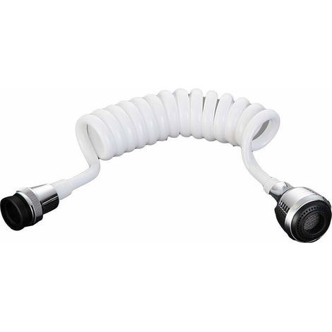 Tuyau De Rallonge De Robinet, Rallonge De Robinet De Cuisine RéTractable Tuyau De PulvéRisation D'éVier Portatif Buse Connecteur De Robinet Long Raccords De Cuisine à Domicile (30 cm - 140 cm) (1/5)